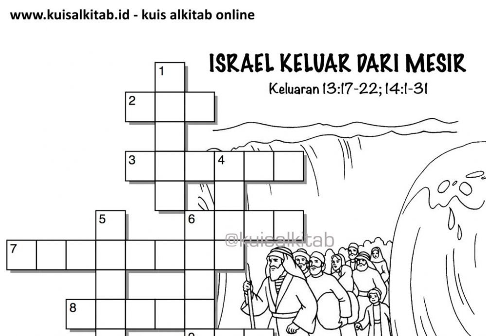 Teka-Teki Silang Alkitab Israel Keluar Dari Mesir