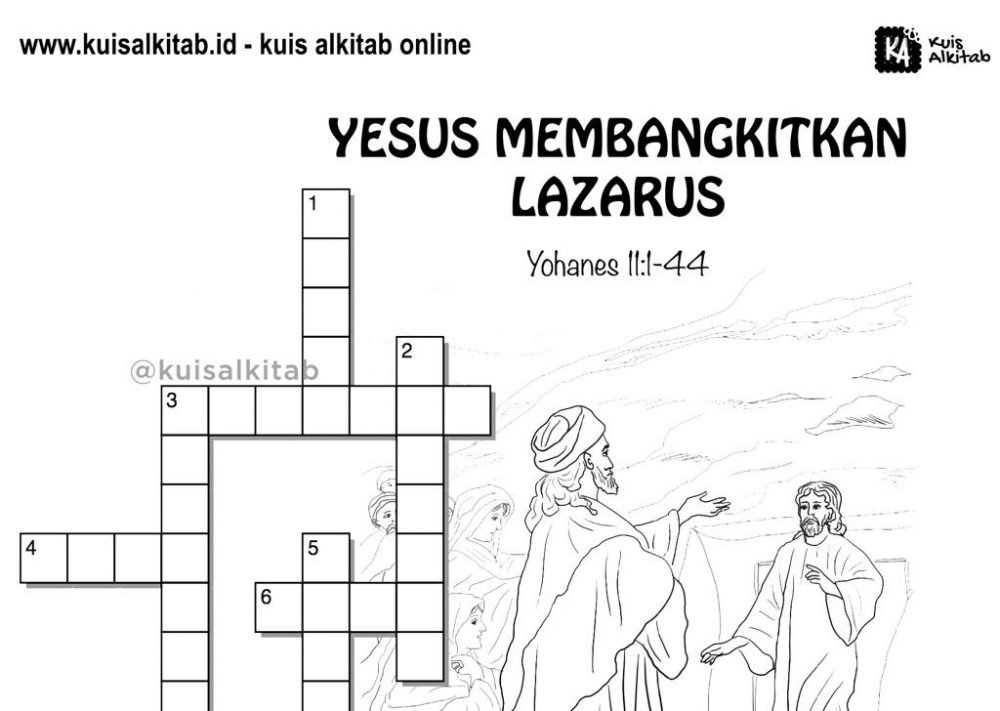Teka-Teki Alkitab Yesus Membangkitkan Lazarus