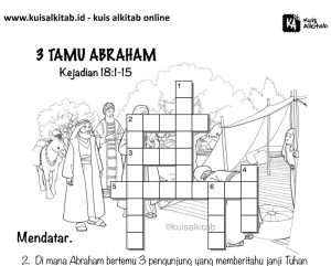 Teka-Teki Silang Alkitab 3 Tamu Abraham