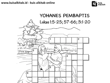 Teka-Teki Silang Alkitab Yohanes Pembaptis