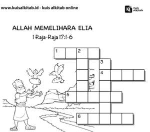 Teka-Teki Silang Alkitab Allah Memelihara Elia