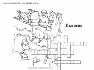 Teka-Teki Silang Alkitab Yesus Bertemu Zakheus
