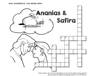 Teka-Teki Silang Alkitab Ananias dan Safira