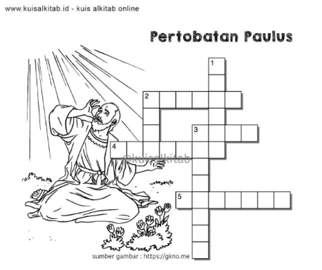 Teka-Teki Silang Alkitab Pertobatan Paulus