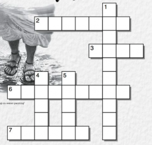 Teka-Teki Silang Yesus Berjalan di Atas Air