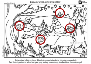 Cari Gambar Tersembunyi Para Gembala