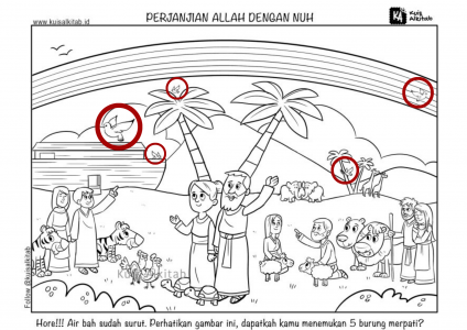 Cari Gambar Tersembunyi Perjanjian Allah dengan Nuh