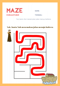 Maze Alkitab Nuh dan Bahtera