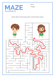 Maze Alkitab Adam dan Hawa