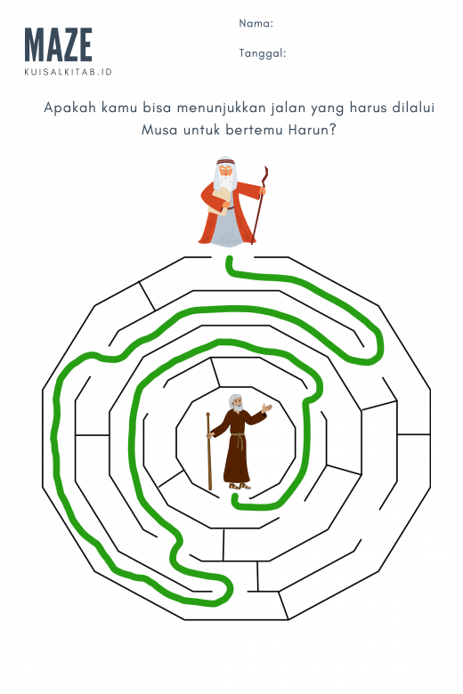 Maze Alkitab Musa dan Harun