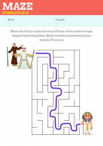 Maze Alkitab Musa bertemu Firaun