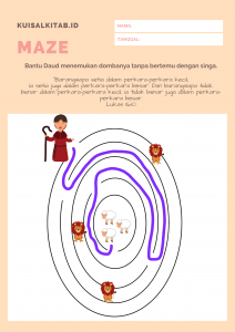 Maze Alkitab Daud dan dombanya