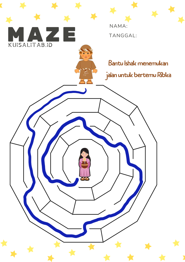 Maze Alkitab Ishak dan Ribka