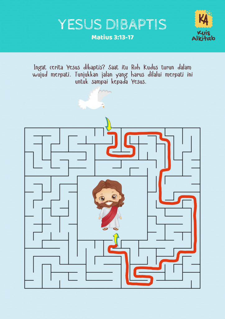 Maze Alkitab Yesus Dibaptis