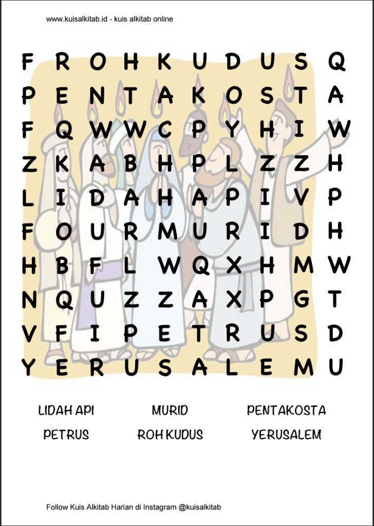 Materi Aktivitas Kenaikan Tuhan Yesus dan Pentakosta